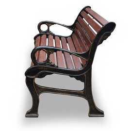Наутилус - чугунная скамейка с подлокотниками