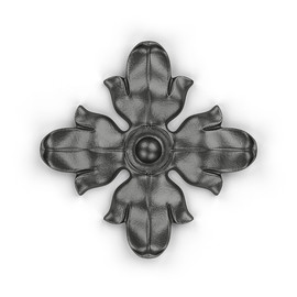 Цветок - литой декоративный элемент орнамента из чугуна